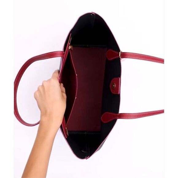 🔥NWT! Coach CE734 Kia Tote Handbag Colorblock Msrp:$250.00 - Picture 8 of 10